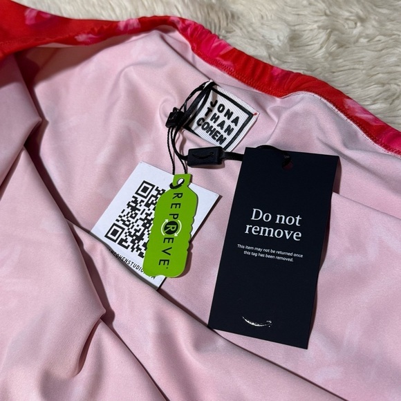 NWT Jonathan Cohen Floral One Sleeve Dress - Size 2XL - Picture 5 of 6